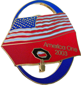2003 America One pin- only 1000 made